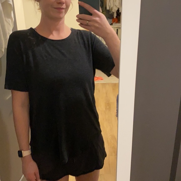 Plain dark gray tee shirt - Picture 3 of 3